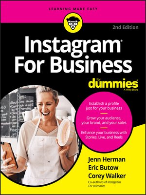 cover image of Instagram For Business For Dummies